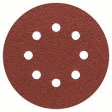 Шлифкруг 125 мм BOSCH 5 шлифлистов Øмм K80 Best for Wood+Paint