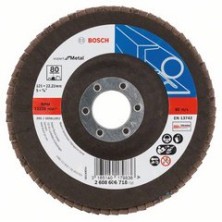 Шлифкруг лепестковый BOSCH 125x10x22.23 K80 Expert for Metal