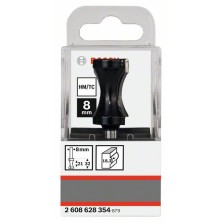 Фреза BOSCH полукруглая R18.3 D21x32x63.5 / хв 8 мм