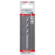 Сверло по металлу BOSCH HSS PointTeQ 5.0mm
