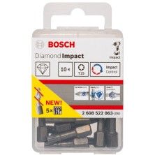 Бита BOSCH Ударная , T25, 25mm 10 шт