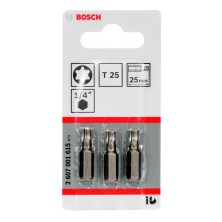 Бита BOSCH T25 TORX 25 mm 3 шт. XH