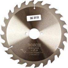 Пильный диск BOSCH 190x2.6x30 24T Optiline for Wood