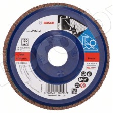 Шлифкруг лепестковый BOSCH 125x22.23 K120 Best for Metal