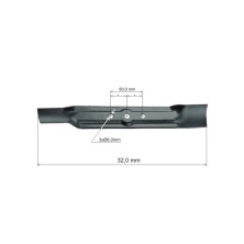 Запасная часть BOSCH Нож для Rotak 32 (F016L64191)