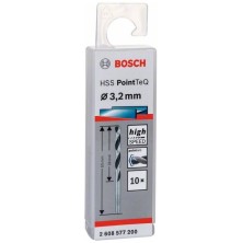Сверло по металлу BOSCH 3.2x36x65 mm / HSS PointTeQ / 10 шт
