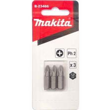 Бита MAKITA PH2 / 25 mm / C-form 1/4" / 3 шт