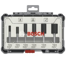 Фреза BOSCH Набор пазовых фрез 6мм. 6шт.