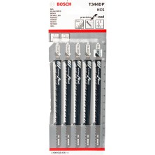 Пилка лобзиковая BOSCH T 344 DP, HCS (уп. 5 шт.)