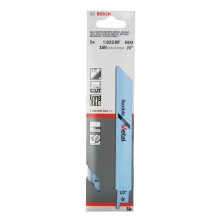Пилка сабельная BOSCH Пилки сабельные (5 шт) S 922 BF Flexible for Metal для металла гибкая