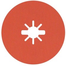 Оснастка X-LOCK BOSCH Фибровый диск R782 PRISMA 125 мм P120 X-Lock (25шт)