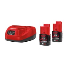 Аккумуляторы и зарядные устройства Milwaukee Энергокомплект M12 NRG-202