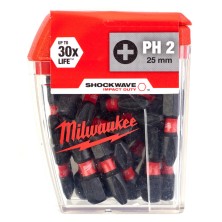 Бита Milwaukee PH2 / 25 mm / SHOCKWAVE™ / 25 шт.