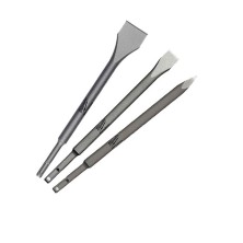 Зубило SDS-plus Milwaukee Набор 250 mm (острое, плоское, широкое) / 3 шт.