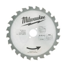 Пильный диск Milwaukee 216x2.4x30 24T PTFE ATB for Wood