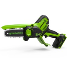 Пила цепная электрическая Greenworks G24MCS10 (24V, solo, carton)