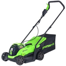 Газонокосилка аккумуляторная Greenworks GD24LM33 (24V, solo, carton)