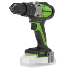 Дрель-шуруповерт ударный аккумуляторный Greenworks GD24DD60 (24V, solo, carton)
