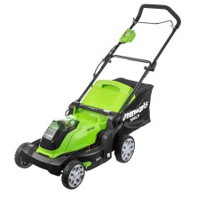 Газонокосилка аккумуляторная Greenworks G40LM41K4 (40V, 1*4.0 Ah, carton)
