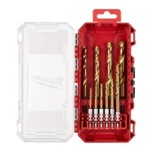 Набор сверл по металлу Milwaukee 3.0-10.0 mm / RedHEX HSS-TiN / 10 шт в е