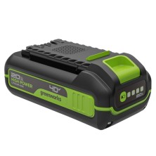 Аккумулятор Greenworks G40HP2 (40V, 2.0 Ah, High Power)