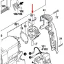 Щетки угольные BOSCH А96 перфоратора Bosch GBH 2-26 1617000525
