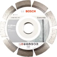 Алмазный диск BOSCH 125-22,23 круг сегментный по бетону Concrete