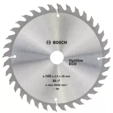 Пильный диск BOSCH 160x20/16x36OptilineECO