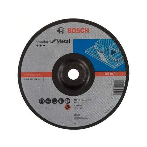 Обдирочный круг BOSCH 230х6.0х22мм SfM,  вогнутый Standart fof metal