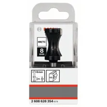 Фреза BOSCH полукруглая R18.3 D21x32x63.5 / хв 8 мм