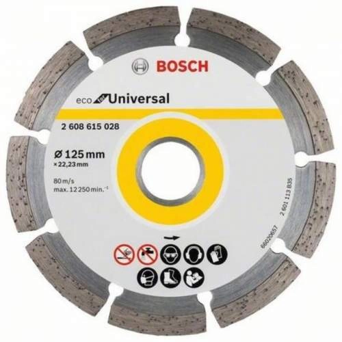 Алмазный диск BOSCH 125-22,23 круг сегментный по бетону ECO Universal