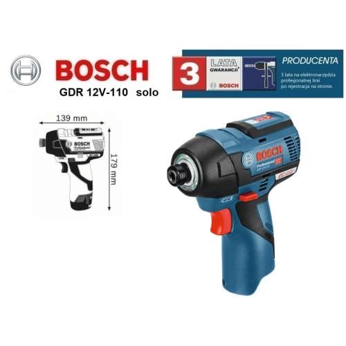 Гайковерт BOSCH GDR 12V-110 Solo без АКБ и ЗУ