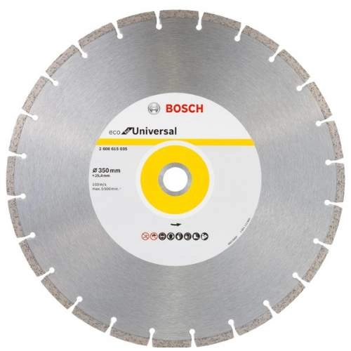 Алмазный диск BOSCH 350-25,4 круг сегментный по бетону ECO Universal