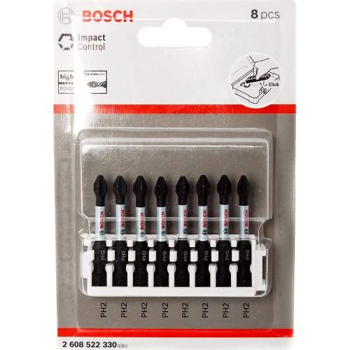 Бита BOSCH Ударные биты PH2 (8шт)