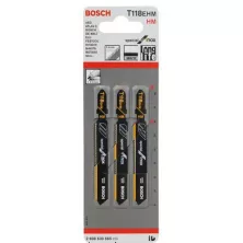 Пилка лобзиковая BOSCH ЛОБЗИКОВЫЕ ПИЛКИ T118EHM 3 шт.