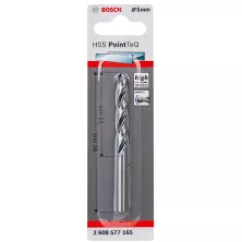 Сверло по металлу BOSCH HSS PointTeQ 5.0mm
