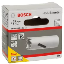 Биметаллическая коронка BOSCH STANDARD 27 ММ