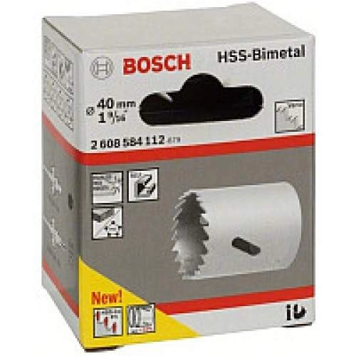 Биметаллическая коронка BOSCH STANDARD 40 ММ