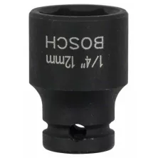 Головка торцевая BOSCH 12 ММ 1/4" УДАРНАЯ