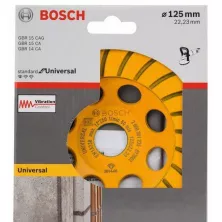 Чашка алмазная BOSCH Standard, Universal 125мм