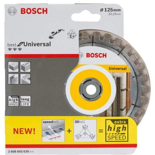 Алмазный диск BOSCH Best for Universal125-22,23