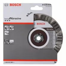 Алмазный диск BOSCH 125-22,23 круг сегментный по кирпичу Best for Abrasive