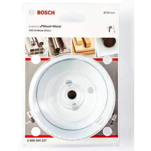 Биметаллическая коронка BOSCH BiM PROGRESSOR 95 mm, NEW