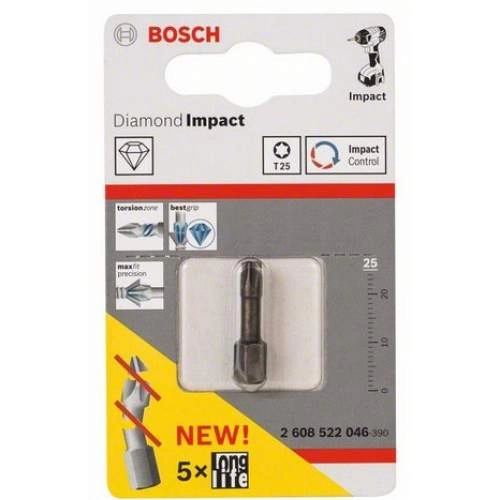 Бита BOSCH Ударная , T25, 25mm (x1)