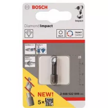 Бита BOSCH Ударная , Hex5, 25mm (x1)