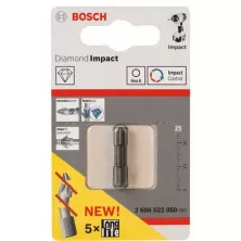 Бита BOSCH Ударная , Hex6, 25mm (x1)