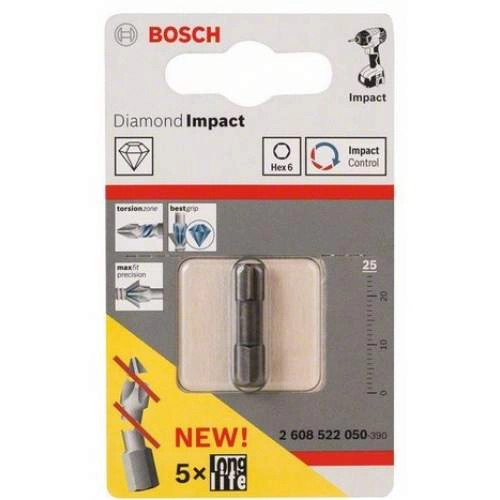 Бита BOSCH Ударная , Hex6, 25mm (x1)