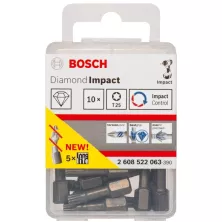 Бита BOSCH Ударная , T25, 25mm 10 шт