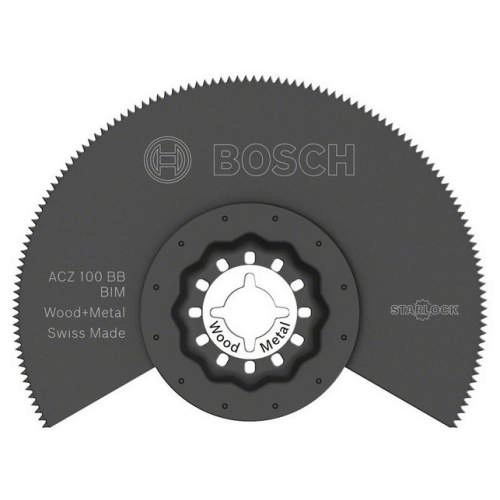 Полотно для реноваторова BOSCH Starlock BIM ACZ 100 BB ПО ДЕРЕВУ С ГВОЗДЯМИ 100ММ