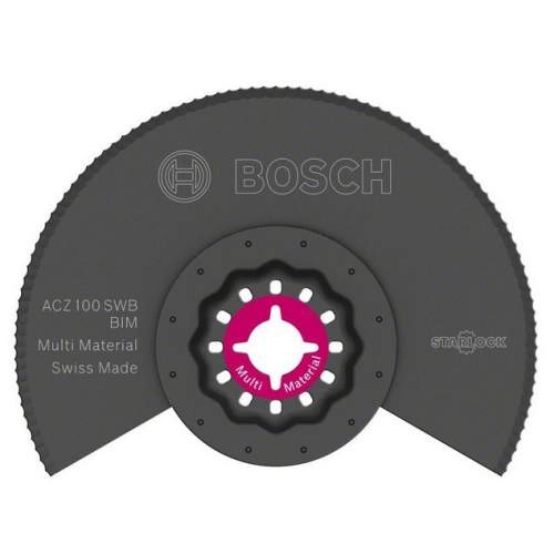 Полотно для реноваторова BOSCH Starlock BIM ACZ 100 SWB С ВОЛНИСТОЙ ЗАТОЧКОЙ 100ММ